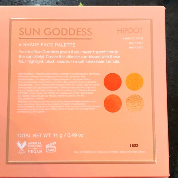 HIPDOT FACE PALLET - Picture 3 of 3